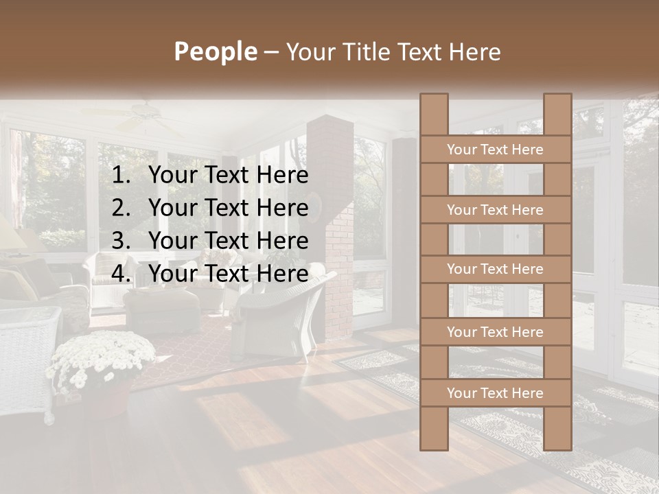 Interior Decorate Real PowerPoint Template