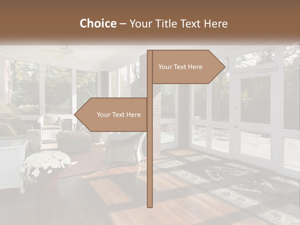 Interior Decorate Real PowerPoint Template