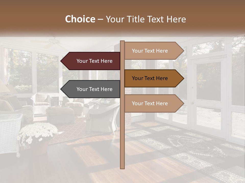Interior Decorate Real PowerPoint Template