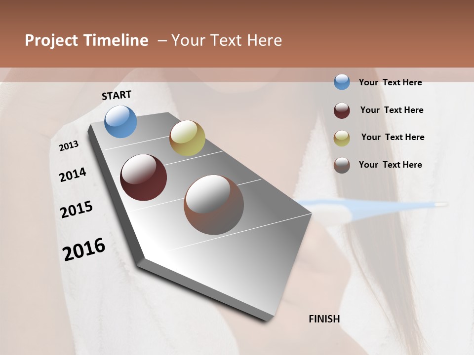 Chaotic Test Tension PowerPoint Template