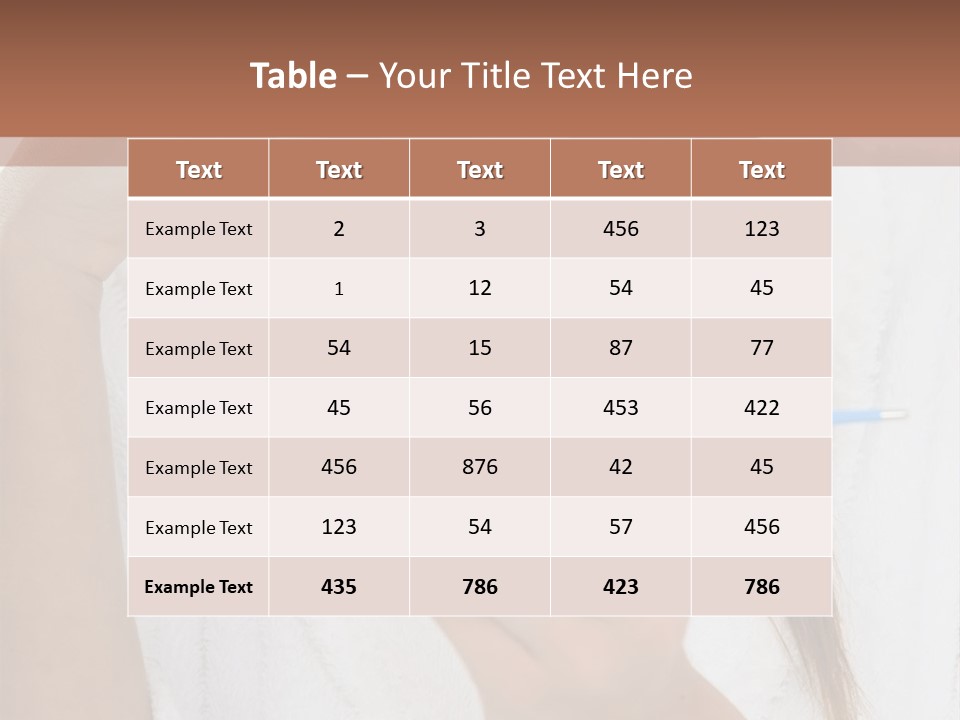 Chaotic Test Tension PowerPoint Template
