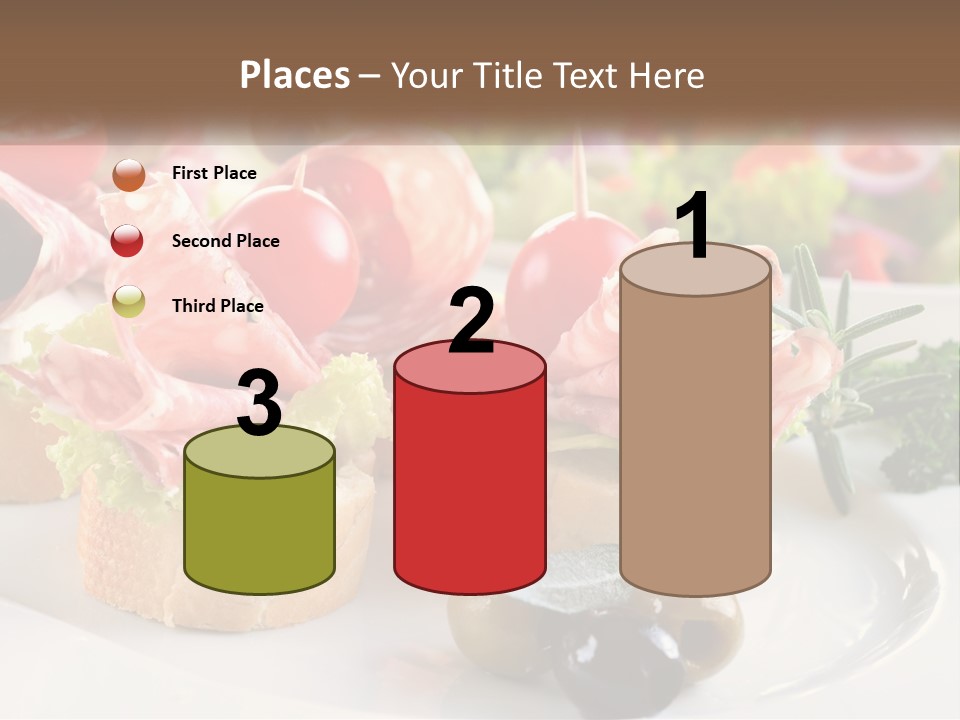 Canape Tasty Dainty PowerPoint Template