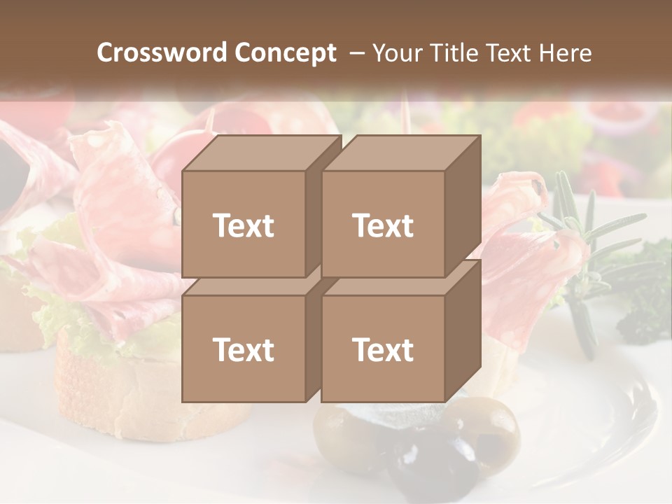 Canape Tasty Dainty PowerPoint Template