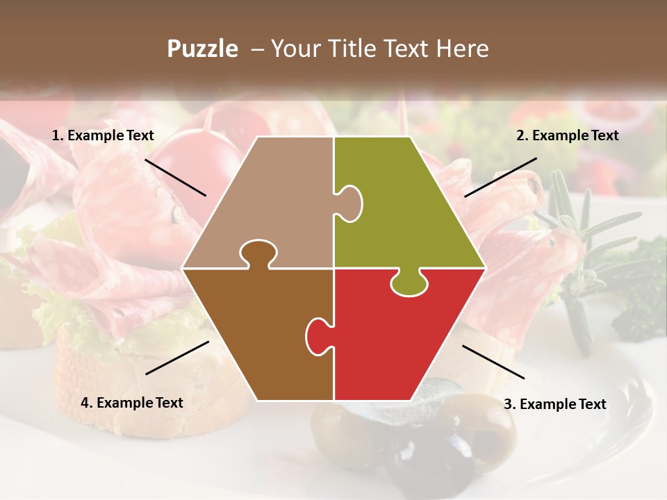 Canape Tasty Dainty PowerPoint Template