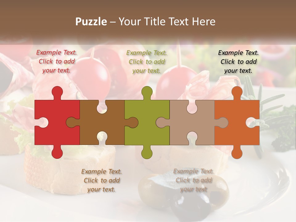 Canape Tasty Dainty PowerPoint Template