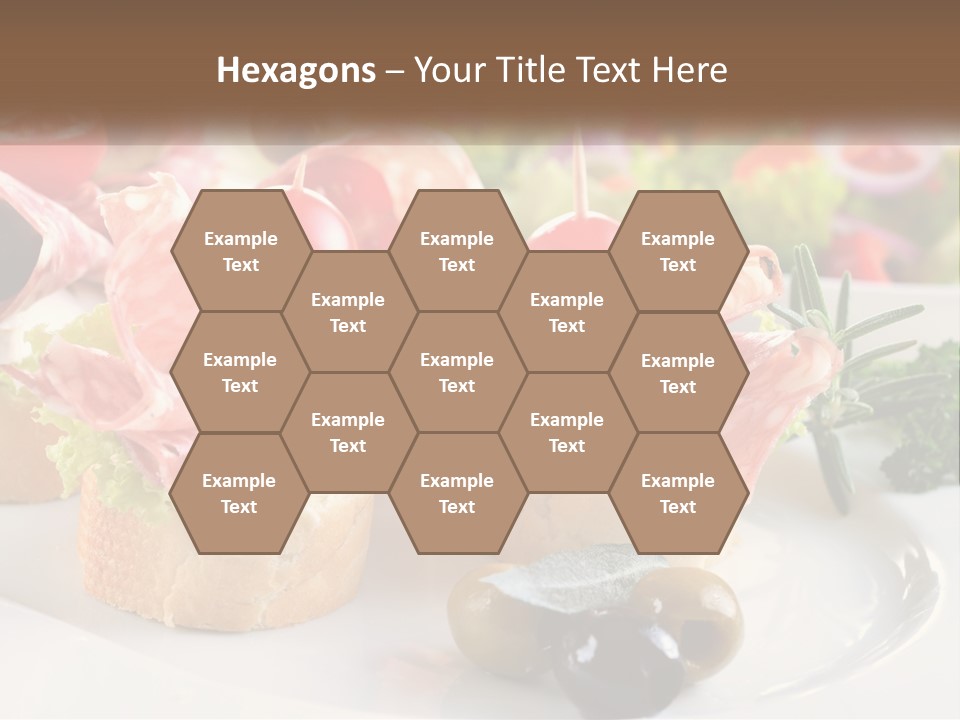 Canape Tasty Dainty PowerPoint Template