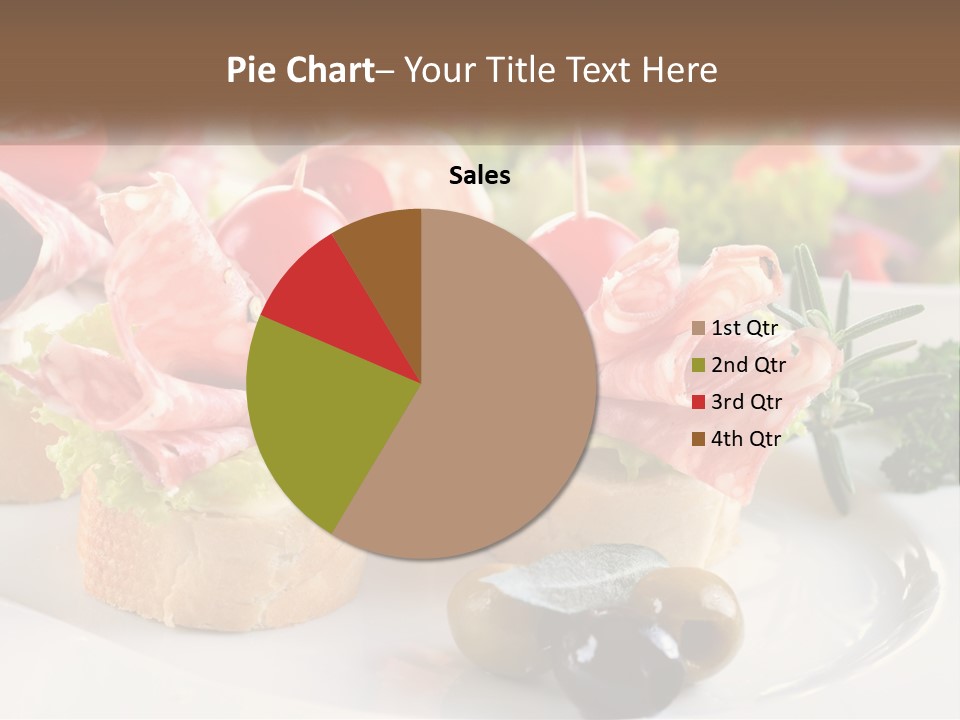 Canape Tasty Dainty PowerPoint Template