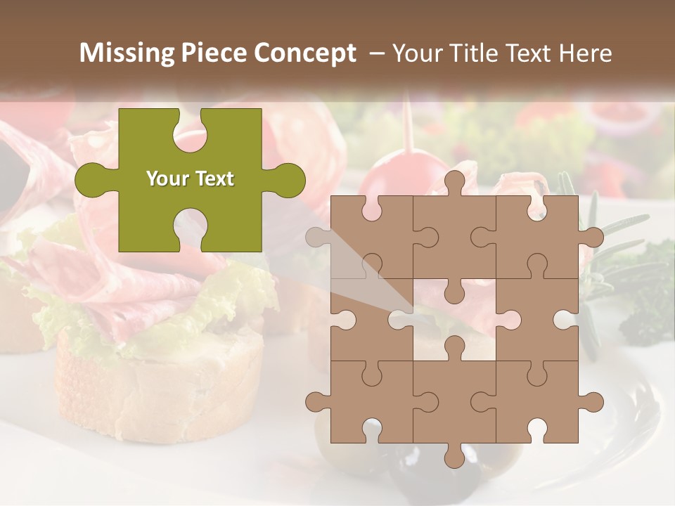 Canape Tasty Dainty PowerPoint Template