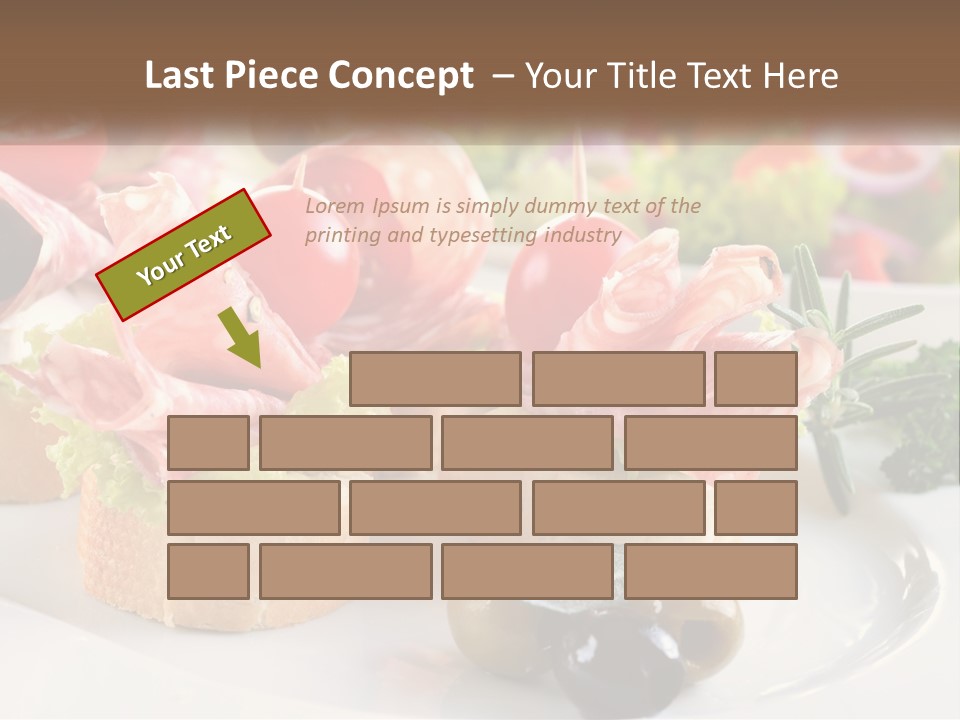 Canape Tasty Dainty PowerPoint Template