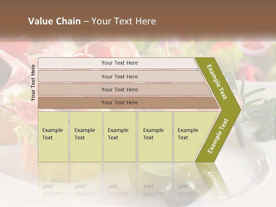 Canape Tasty Dainty PowerPoint Template