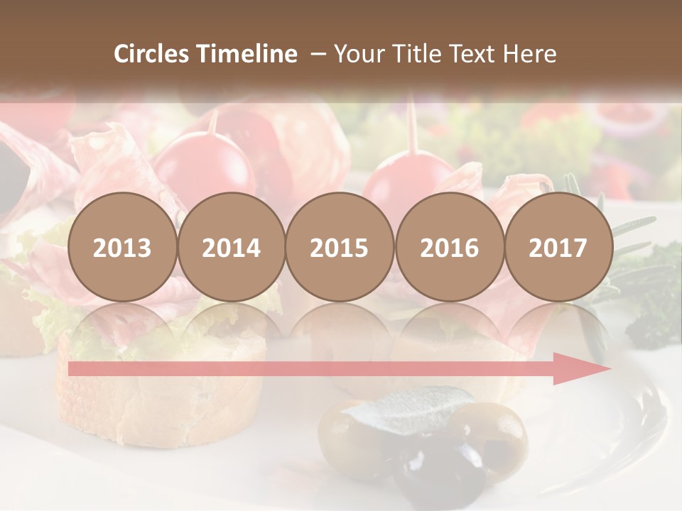 Canape Tasty Dainty PowerPoint Template