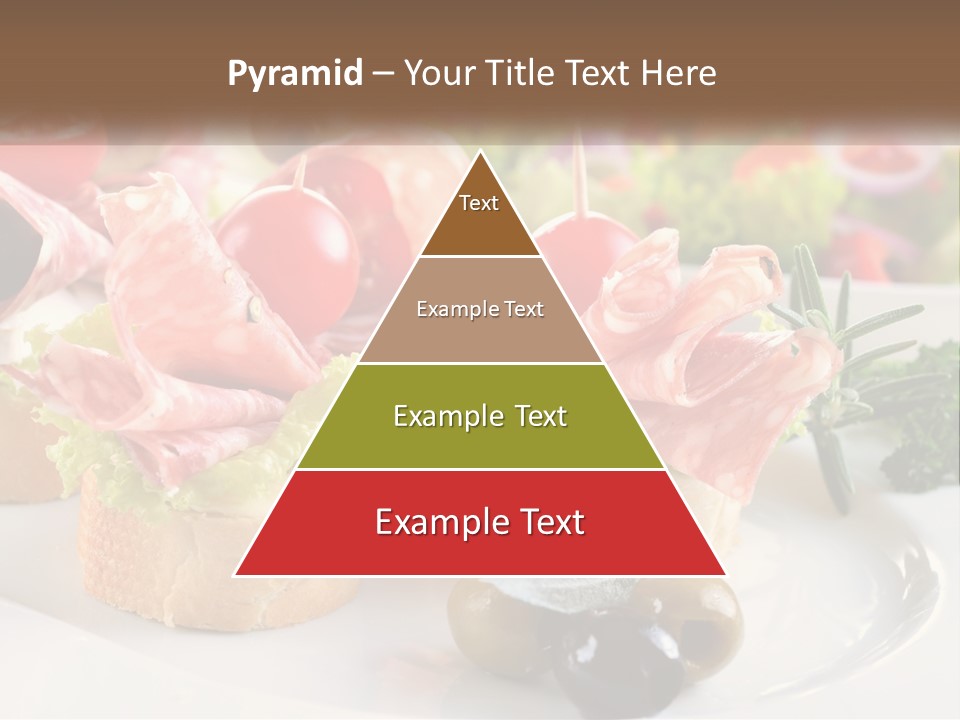 Canape Tasty Dainty PowerPoint Template