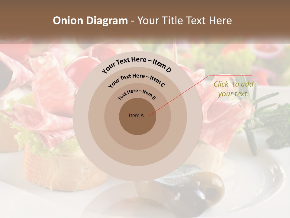 Canape Tasty Dainty PowerPoint Template