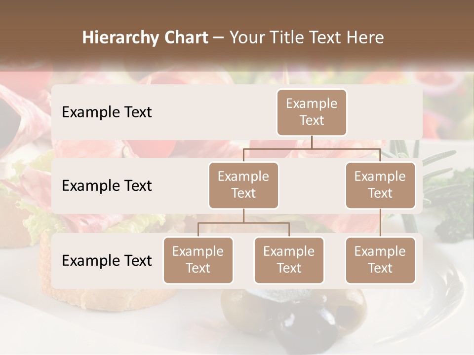 Canape Tasty Dainty PowerPoint Template