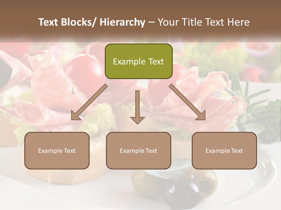 Canape Tasty Dainty PowerPoint Template