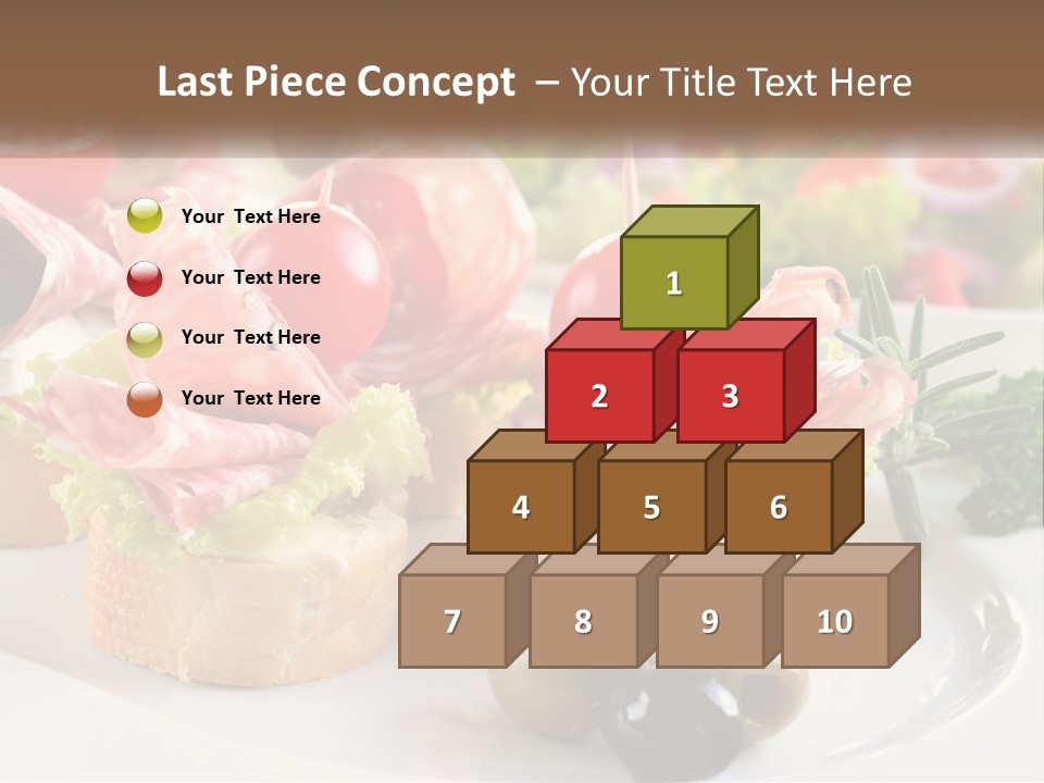 Canape Tasty Dainty PowerPoint Template