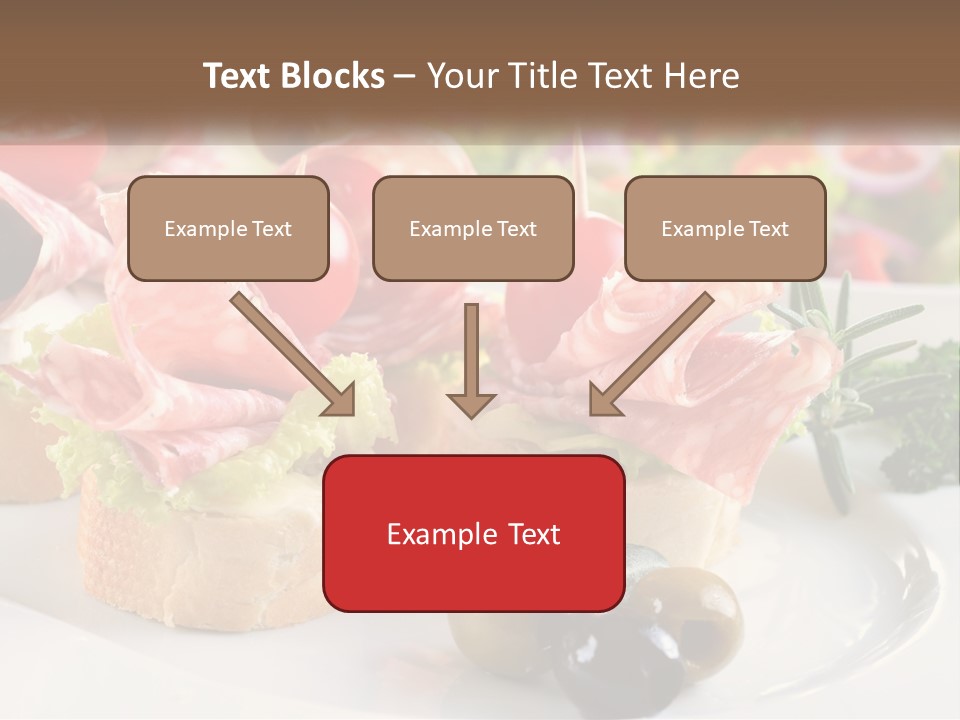 Canape Tasty Dainty PowerPoint Template