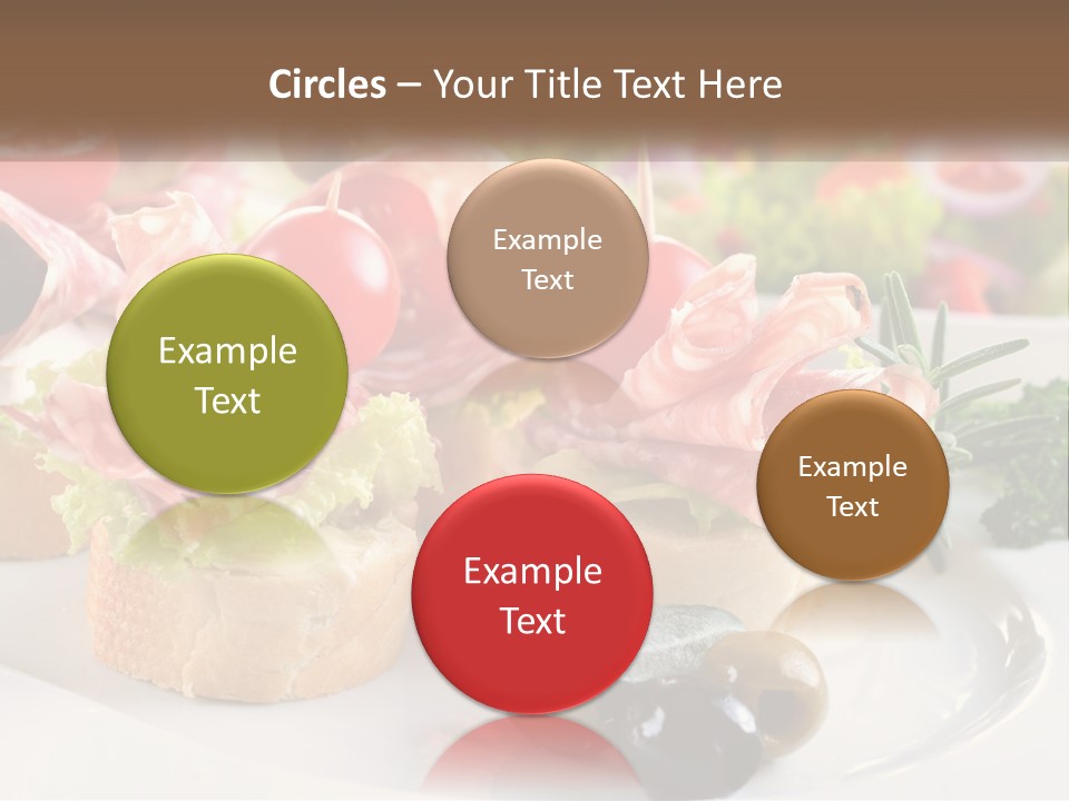 Canape Tasty Dainty PowerPoint Template