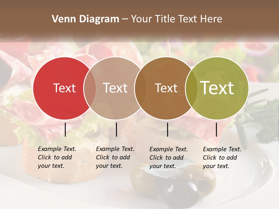 Canape Tasty Dainty PowerPoint Template