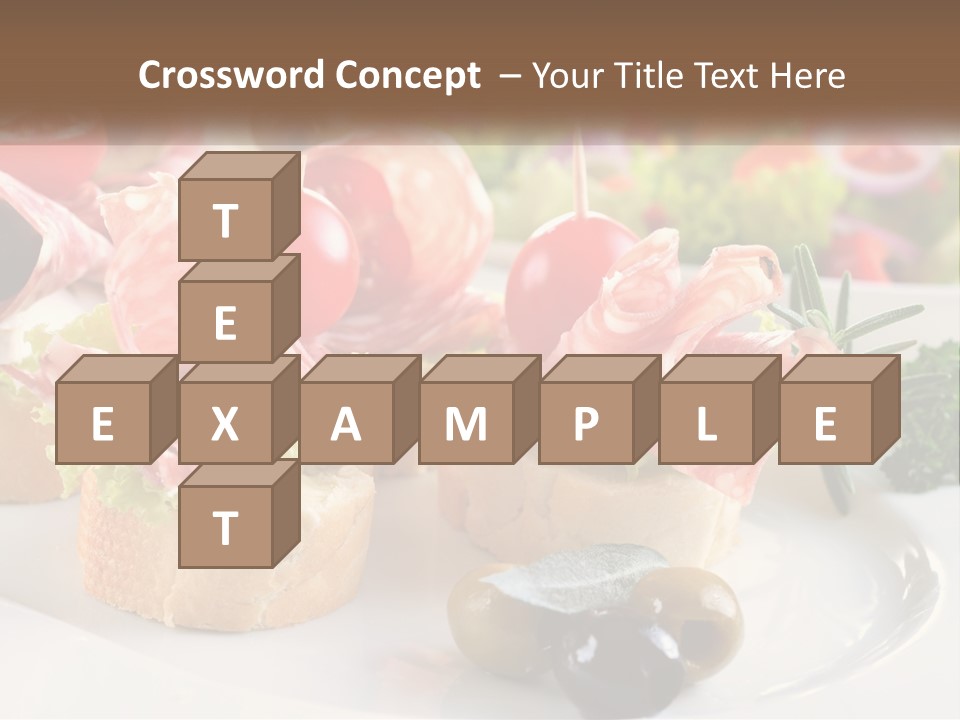 Canape Tasty Dainty PowerPoint Template