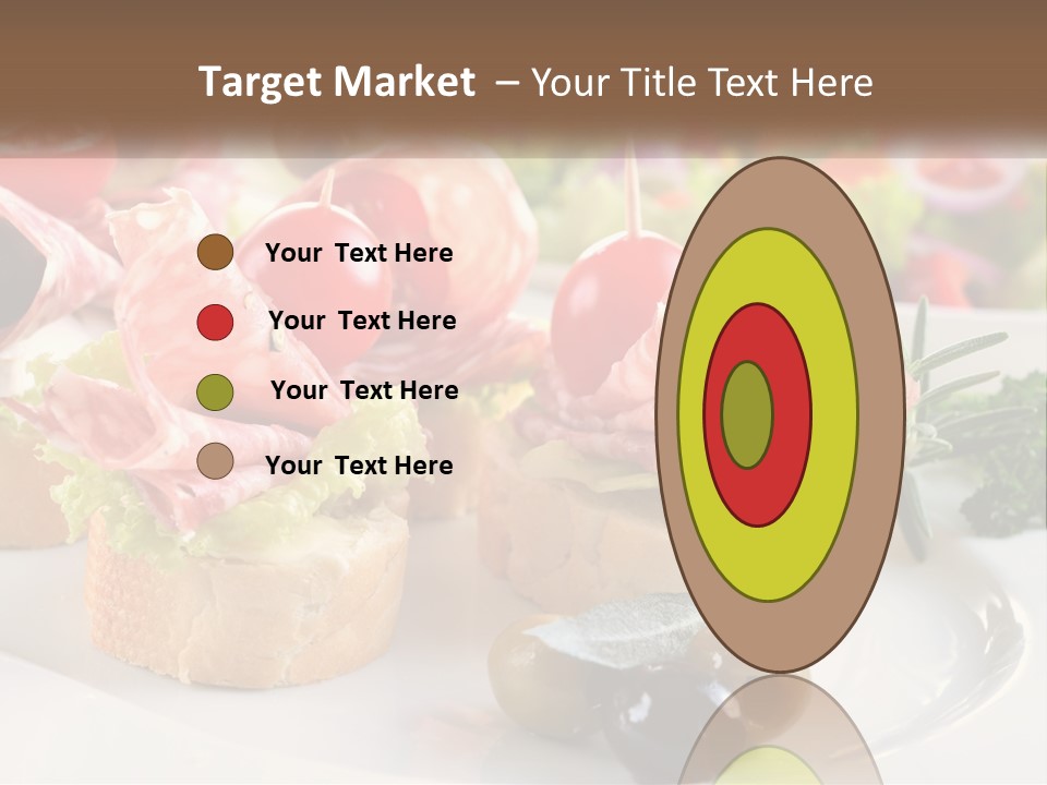 Canape Tasty Dainty PowerPoint Template