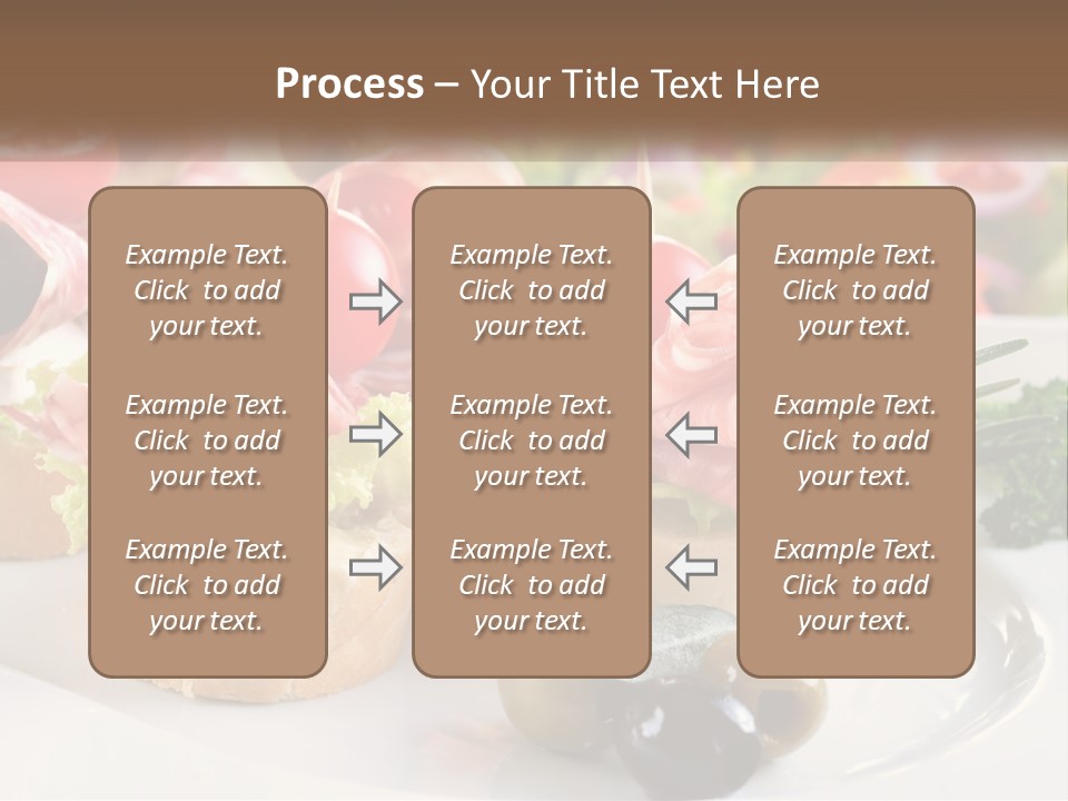 Canape Tasty Dainty PowerPoint Template