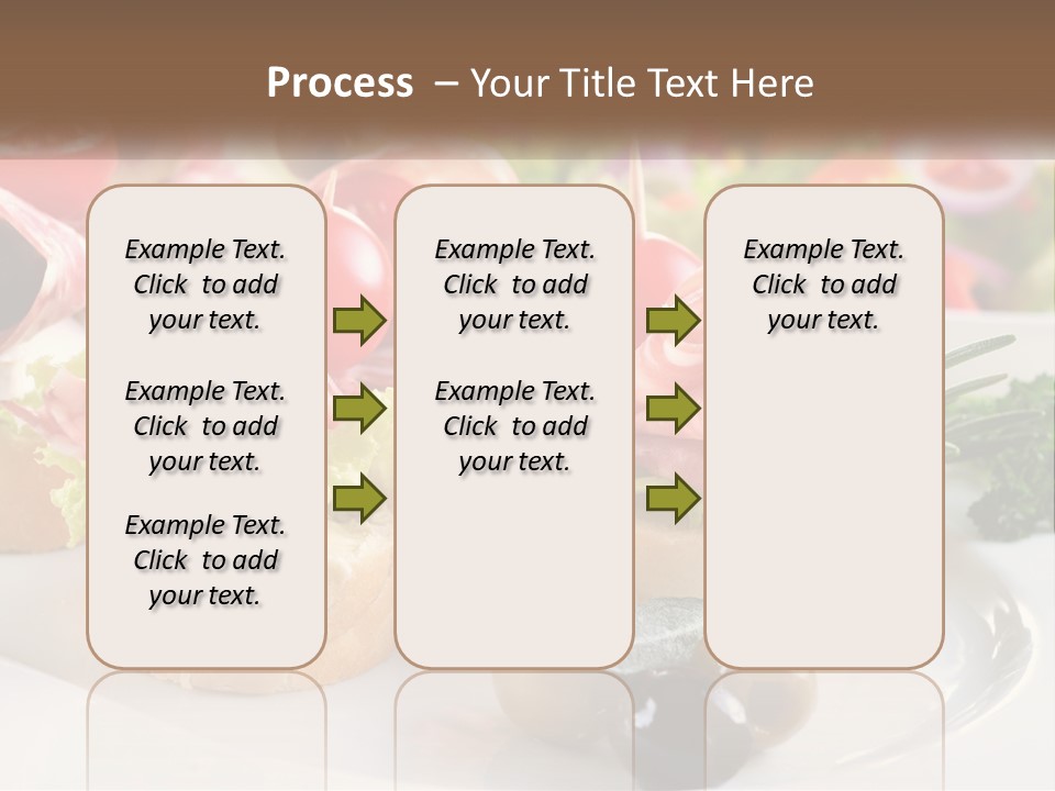 Canape Tasty Dainty PowerPoint Template