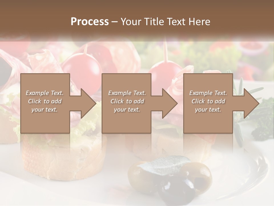 Canape Tasty Dainty PowerPoint Template