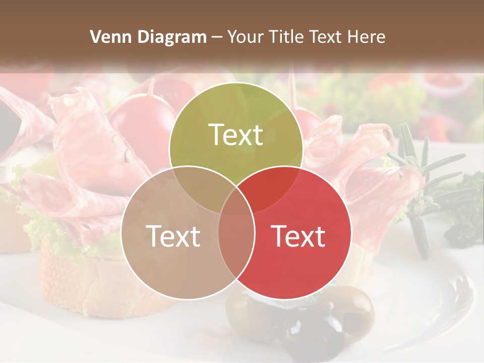 Canape Tasty Dainty PowerPoint Template