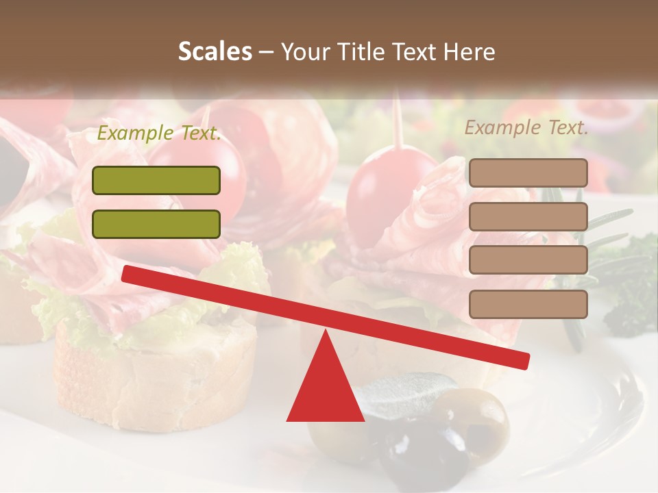 Canape Tasty Dainty PowerPoint Template
