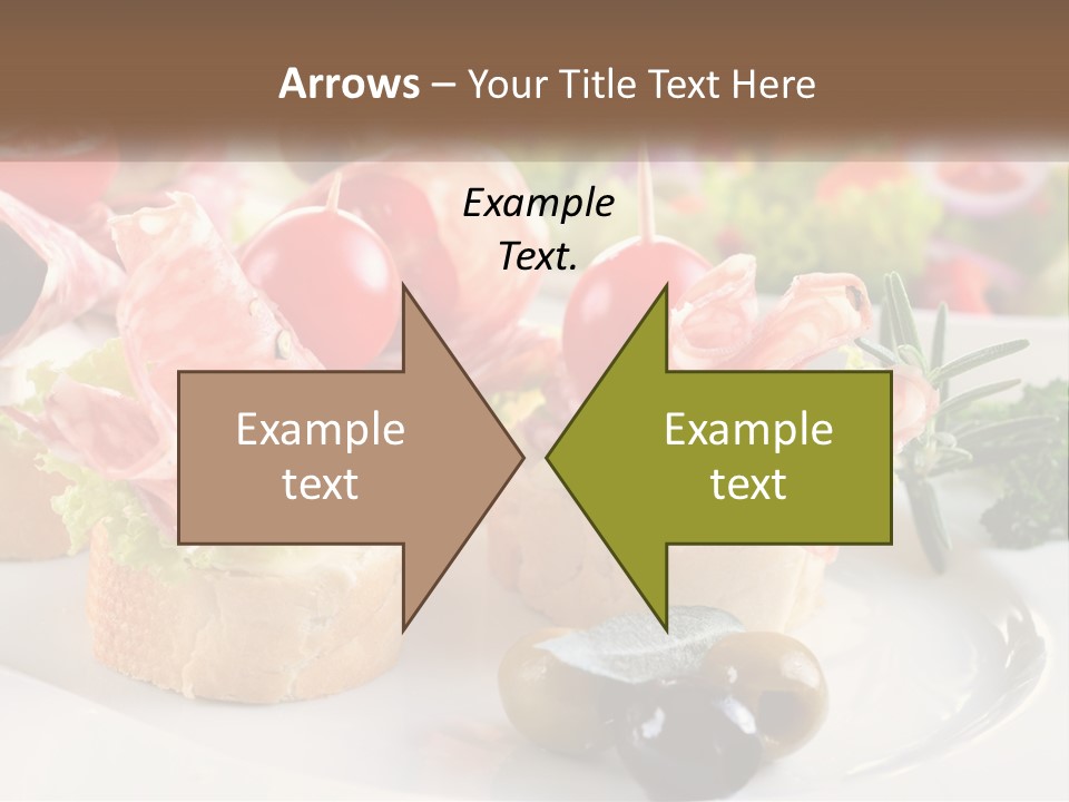 Canape Tasty Dainty PowerPoint Template