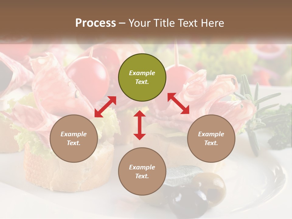 Canape Tasty Dainty PowerPoint Template