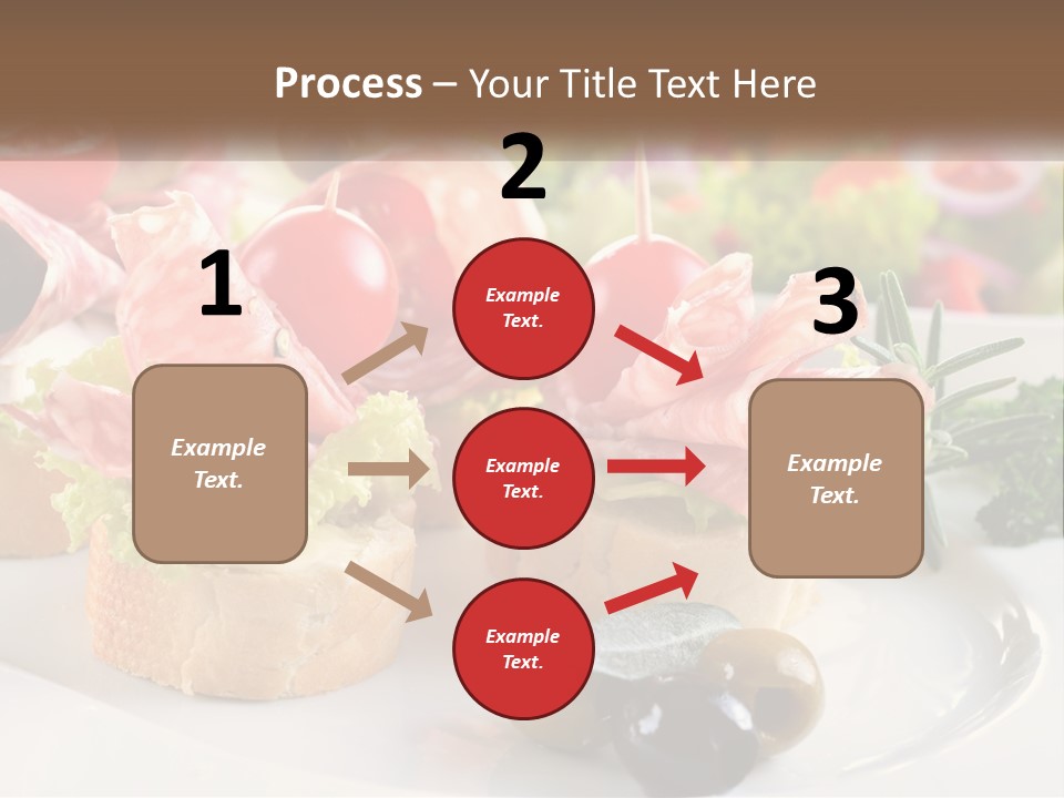 Canape Tasty Dainty PowerPoint Template