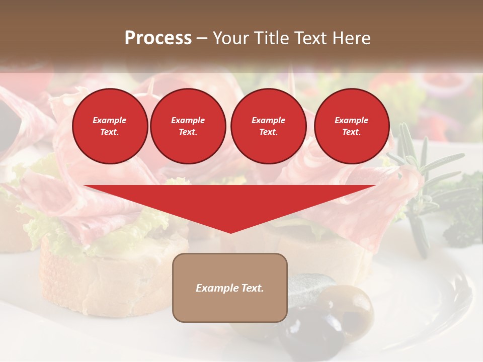 Canape Tasty Dainty PowerPoint Template