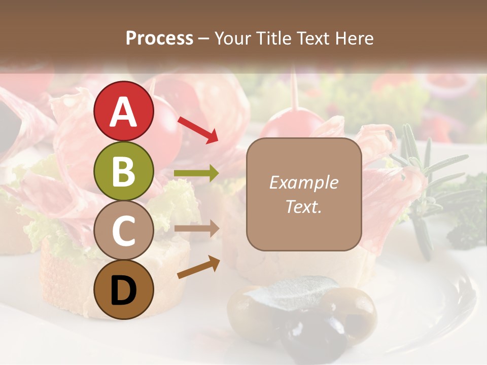 Canape Tasty Dainty PowerPoint Template