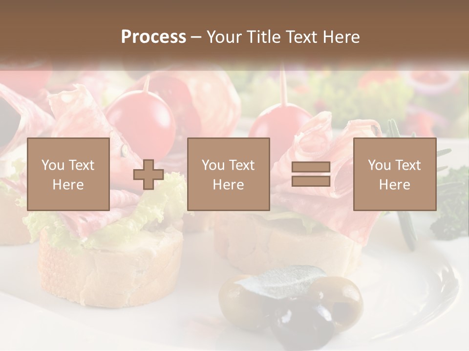 Canape Tasty Dainty PowerPoint Template