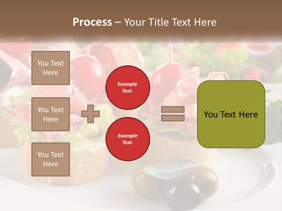 Canape Tasty Dainty PowerPoint Template