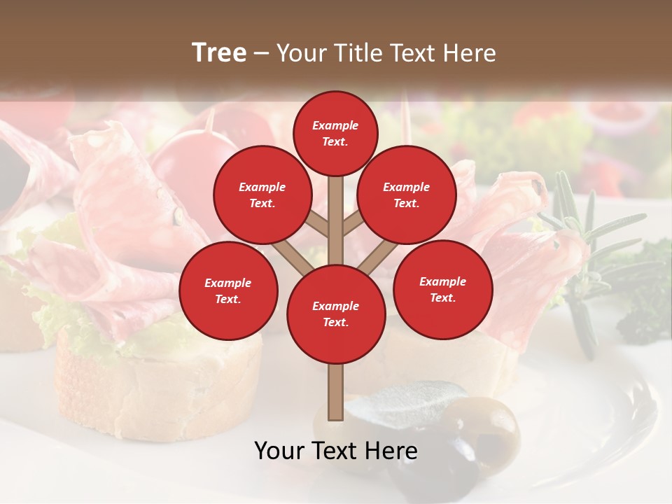 Canape Tasty Dainty PowerPoint Template