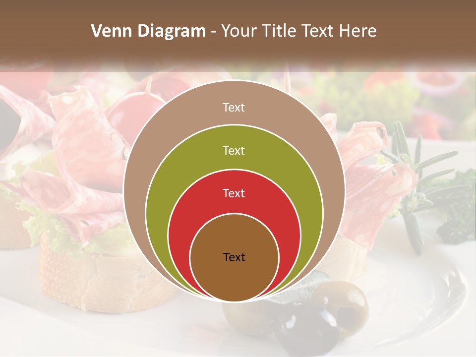 Canape Tasty Dainty PowerPoint Template