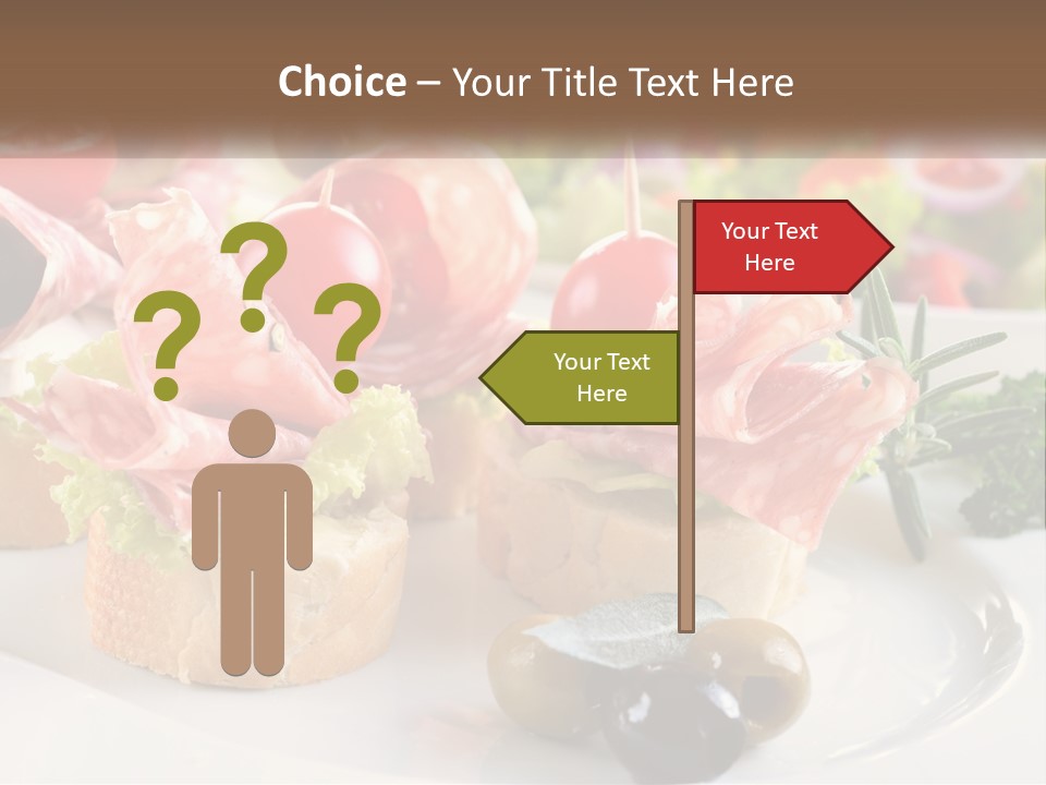 Canape Tasty Dainty PowerPoint Template