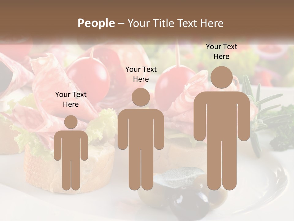 Canape Tasty Dainty PowerPoint Template