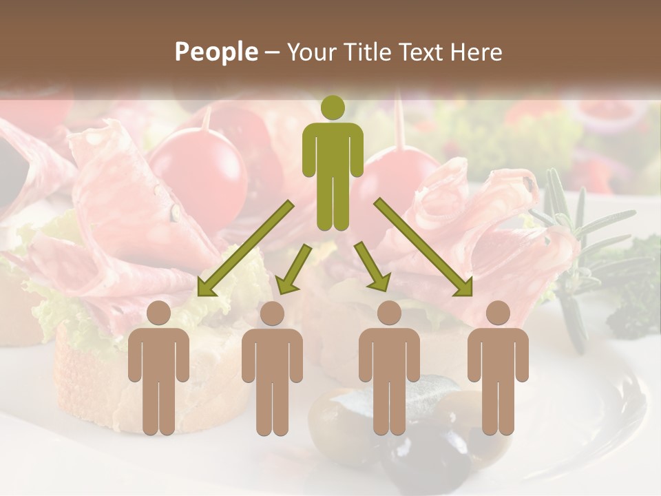 Canape Tasty Dainty PowerPoint Template