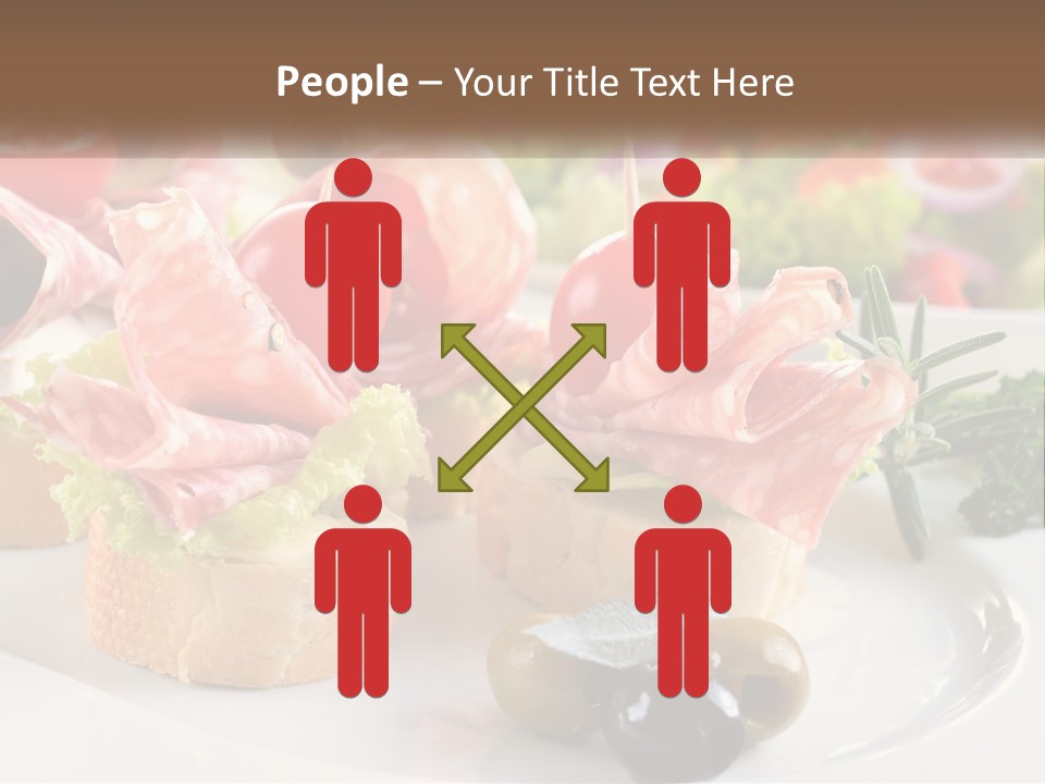 Canape Tasty Dainty PowerPoint Template