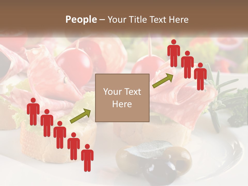 Canape Tasty Dainty PowerPoint Template