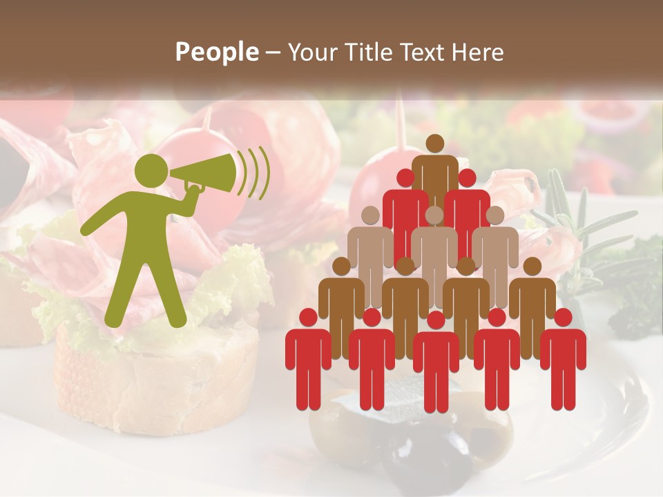 Canape Tasty Dainty PowerPoint Template