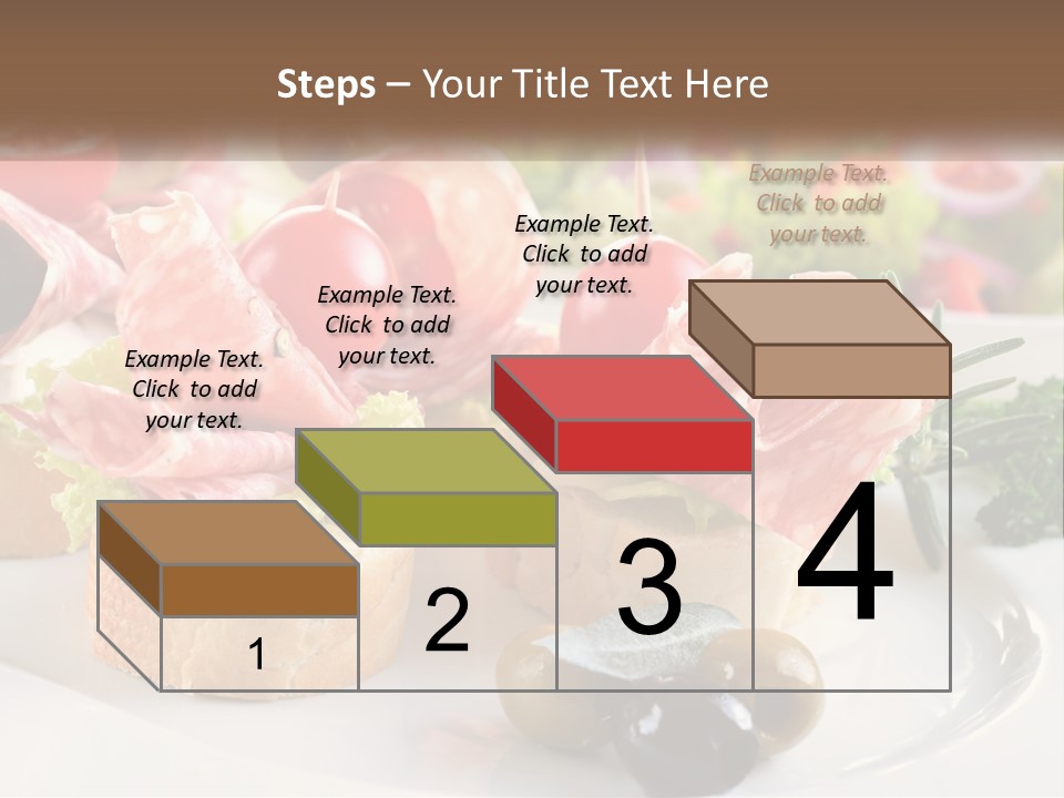 Canape Tasty Dainty PowerPoint Template