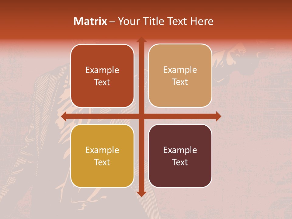 Revolver Element Engraving PowerPoint Template