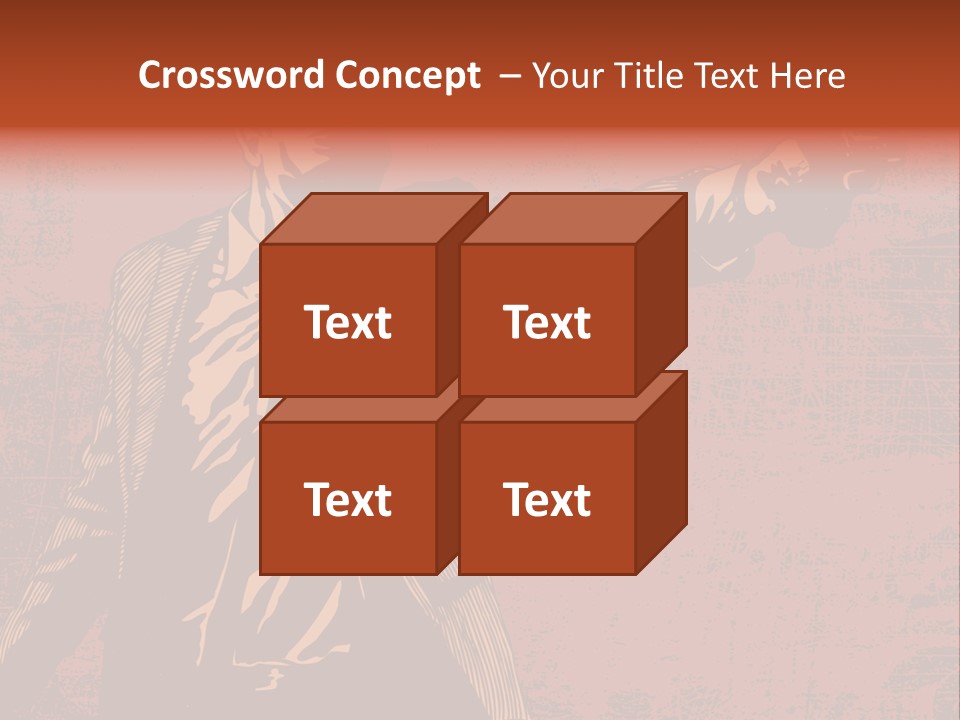 Revolver Element Engraving PowerPoint Template
