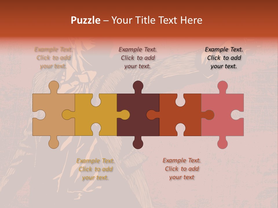 Revolver Element Engraving PowerPoint Template