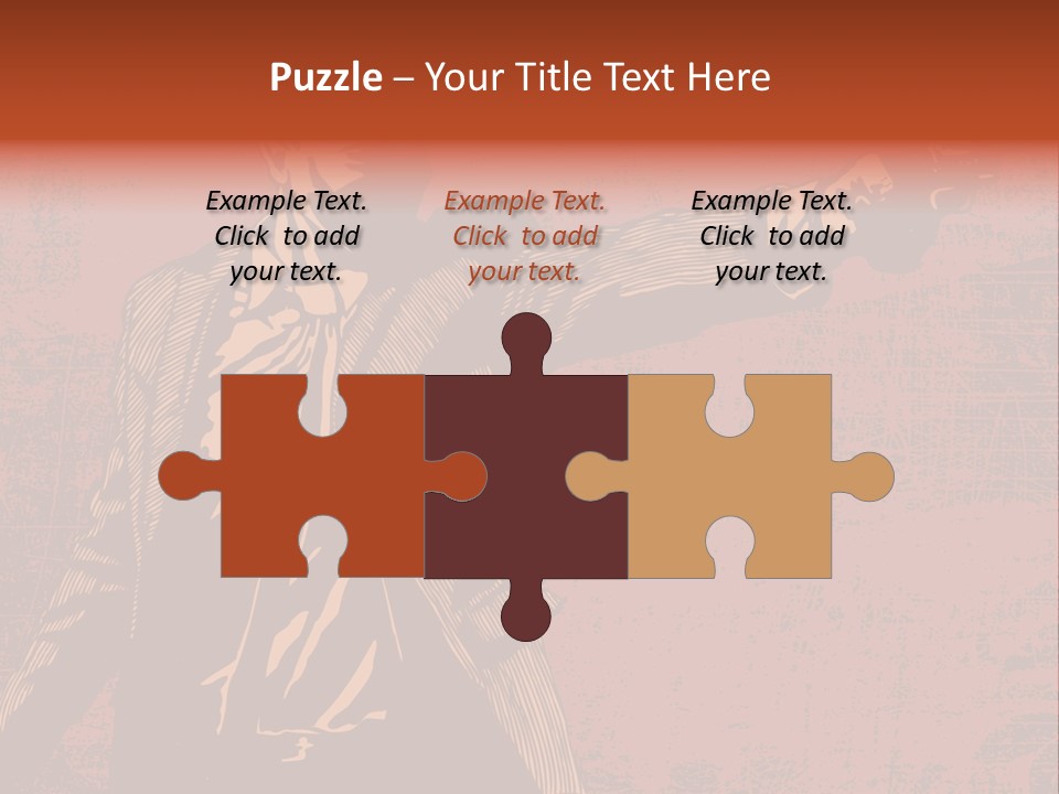 Revolver Element Engraving PowerPoint Template